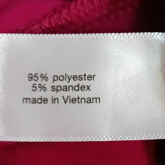 Dress women's plus size dark pink dress - Picture 6 of 7